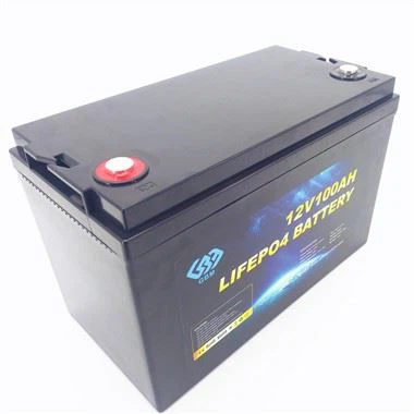 Bateria solar recarregável de ciclo profundo de longa duração 12 v 100ah 200ah 300ah bateria de lítio solar para sistema solar rv carro elétrico